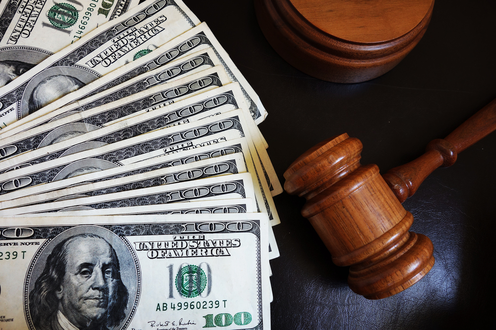 Child Support violations/ Money and gavel
